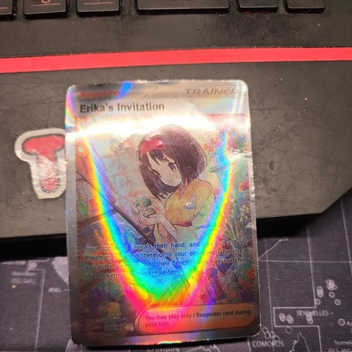 Erika's Invitation 203/165 Special Illustration Rare 151 Pokemon Holo Near Mint