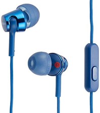 Sony earphone MDR-EX155AP: Canal type remote control and microphone blue