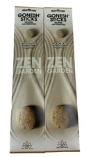 (2) GONESH INCENSE STICKS Zen Garden Cactus Fragrance 20 ct