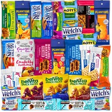 Healthy Snack Variety Box for Adults - Deluxe Assortment with Granola Bars Nu...