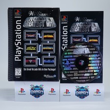 Williams Arcade's  Long Box PS1 CIB W/ Manual - PlayStation