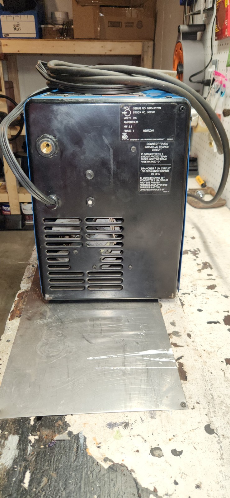 Millermatic 140 Autoset MIG Welder, Great Condition, Ready To Weld, 115V 20A