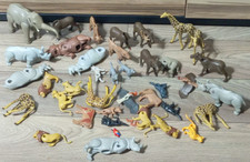 PLAYMOBIL KONVOLUT SCHROTT FIGUREN TIERFRIEDHOF TIER SAFARI ZOOLOGISCH