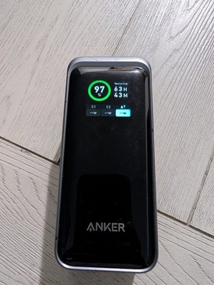 Anker Prime 20000mAh 200W USB-C Portable Power Bank - Black (A1336011)