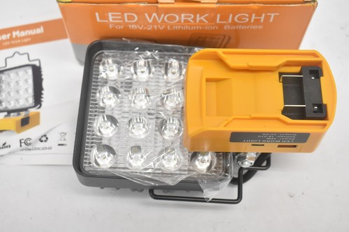 LED Work Light For 18V-21V Lithium Ion Batteries YD-MT-LEDCJ23-02 18V 48W - Picture 2 of 9