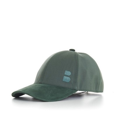 BRETT JOHNSON 425$ Cypress Green Wool Silk Linen Baseball Cap