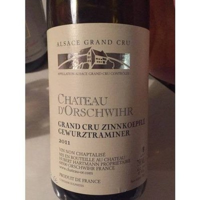 Chateau d'Orschwihr Gewürztraminer Alsace Grand Cru 'Zinnkoepflé' 2017 (750ml)