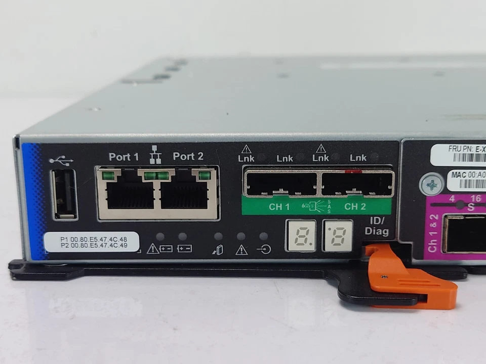 NetApp E-X564802A I/F-6 Drive Module Controller FC iSCSI 48GB RAM E5600 E6600 - Bild 4 von 4