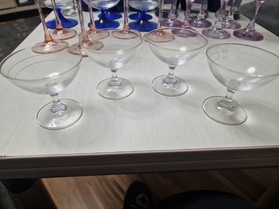 Vintage Cocktail Shape Drinking Glass 4 Stück 