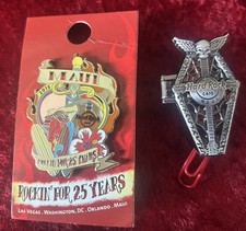 2 X Hard Rock Cafe Maui 2015 Pins- Hinged Halloween LE 100, Rockin’ 25 LE 300