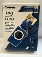 CANON IVY CLIQ + INSTANT CAMERA PRINTER + APP SAPPHIRE BLUE BRAND NEW UNOPENED