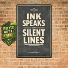 Keep Calm and Tattoo On Vintage Wall Art 8x12 Metal Tin Sign