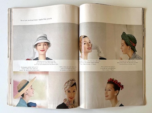 VOGUE MAGAZINE Vintage Magazine April 1955 Rare - Picture 4 of 6