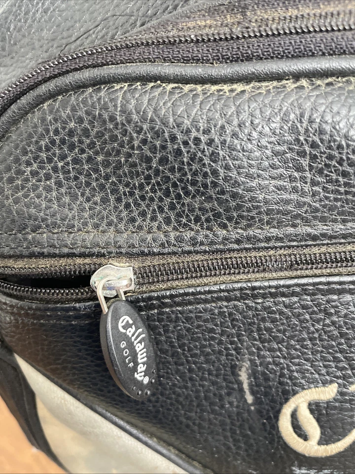 Bolso de Lona de Golf Callaway De Colección Años 90 Viaje al Hombro Llevar Grande Logo Negro Foto 4 de 4