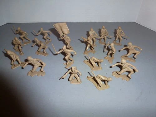 ORIGINAL MARX JAPANESE PLAYSET FIGURES - 18 COUNT