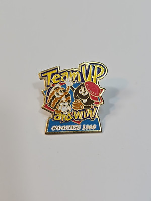 Team VP And Win Cookies Soccer Lapel Pin