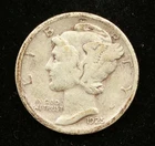 1925-S Mercury Dime 10C Silver VF Raw (#SLC00392)