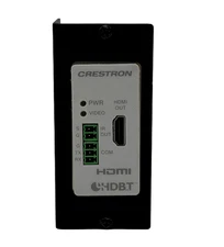 Crestron DM-RMC-4K-100-C-1G-W-T Wall Plate 4K Receiver & Room Controller 6505628
