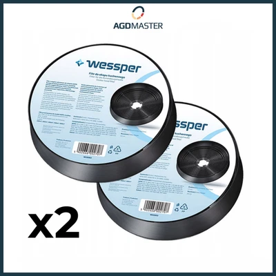 WESSPER 2x Kohlefilter Ersatz passend für Respekta MIZ 0023