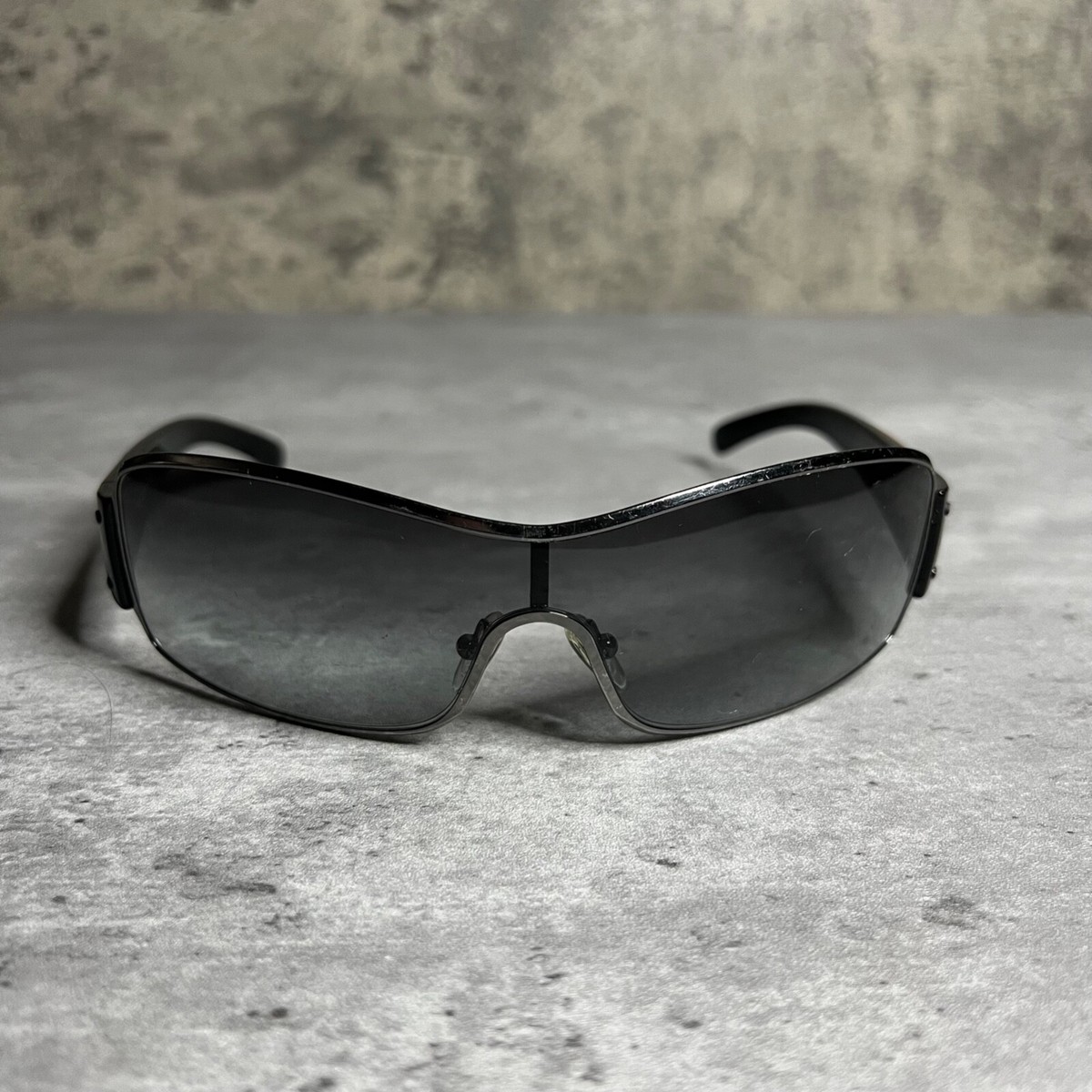 Prada SPS 52E Unisex Sunglasses - Black Grey - GUC | eBay
