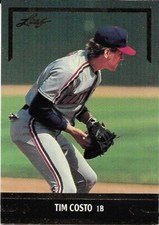 Tim Costo - 1991 Leaf Gold Rookies #BC18 - Cleveland Indians