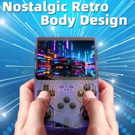 R36S Retro Handheld Video Game Console Linux System 3.5 Inch IPS Screen 128GB