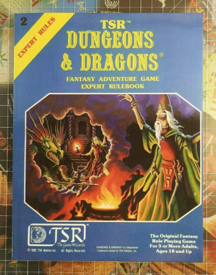 Expert Set Rulebook - Dungeons & Dragons - D&D - AD&D