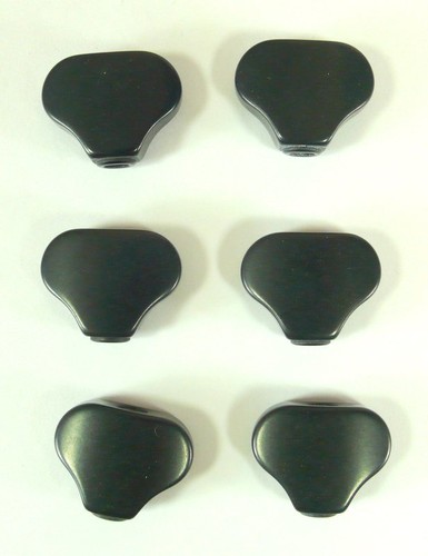 Acoustic/ Electric Guitar Mini Acrylic buttons Black Ivory Red & White FR16 - Picture 3 of 12