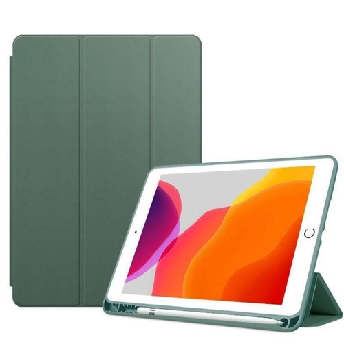 For iPad 5/6/7/8/9th Gen Air 5 Pro 11" 12.9" Smart Case Cover With Pencil Holder - Picture 3 of 20