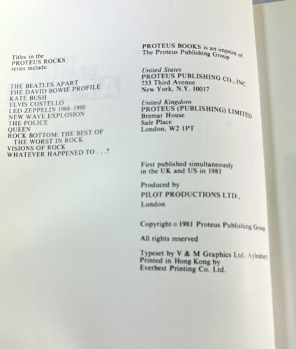The Beatles Apart Bob Woffinden TPB First Printing VTG 1981 - Imagen 4 de 7