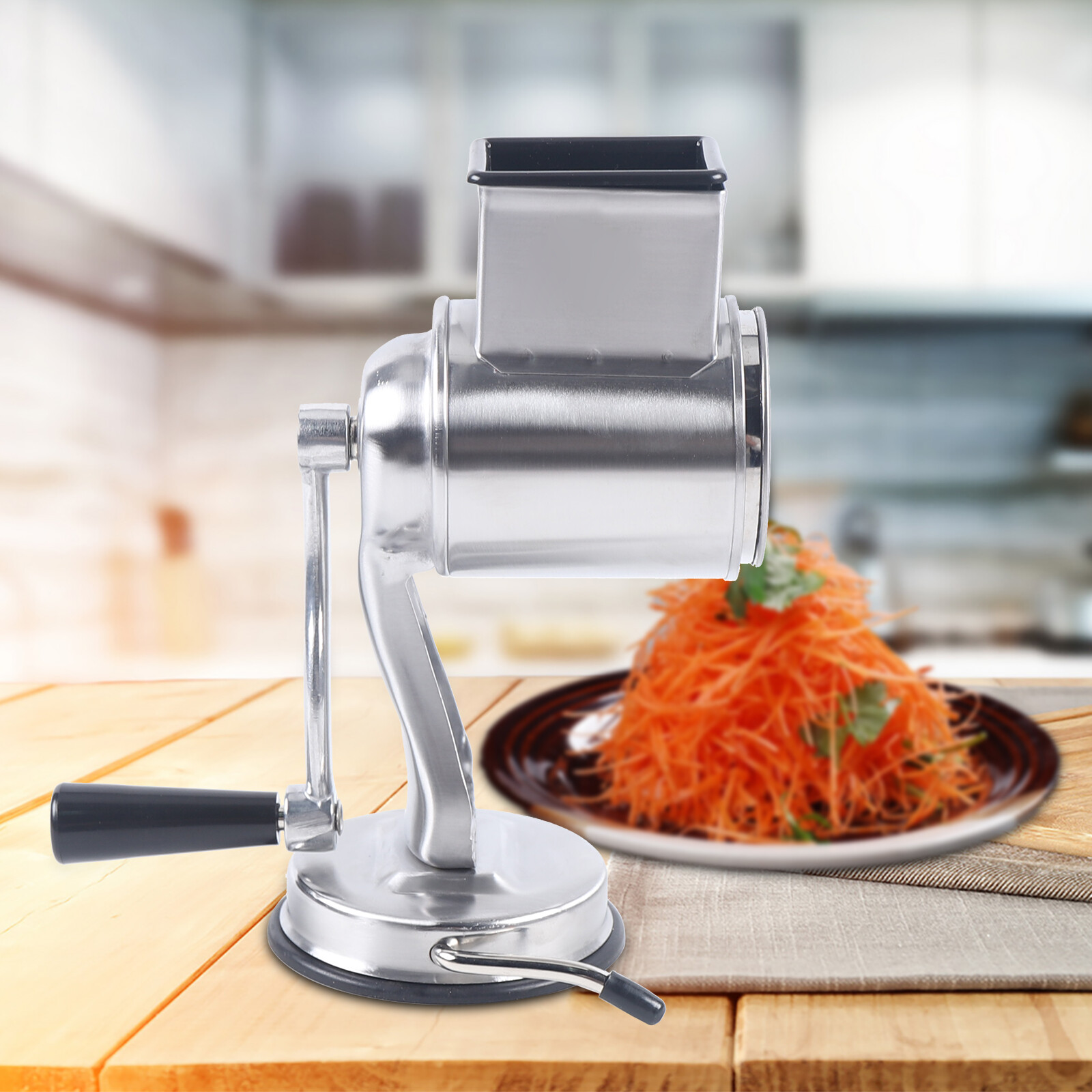 Inox Home Stainless Steel Rotary Cheese Grater