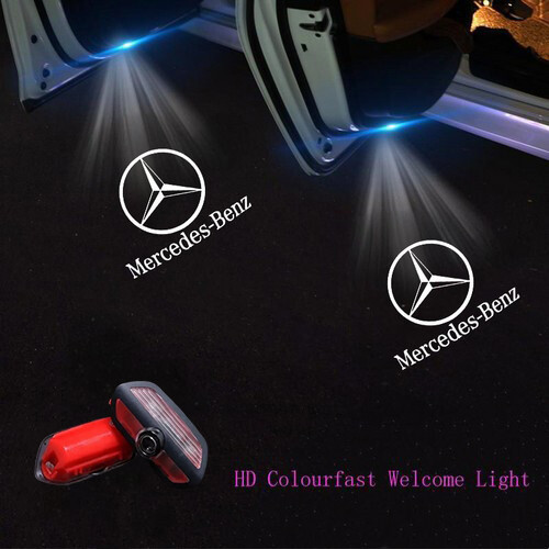 OEM 2 Car Door Light LED Courtesy Lamp Ghost Shadow Projector For Mercedes S