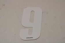 OLD MID SCHOOL BMX NUMBER PLATE STICKER DECAL - 3" - STOCK A - 55