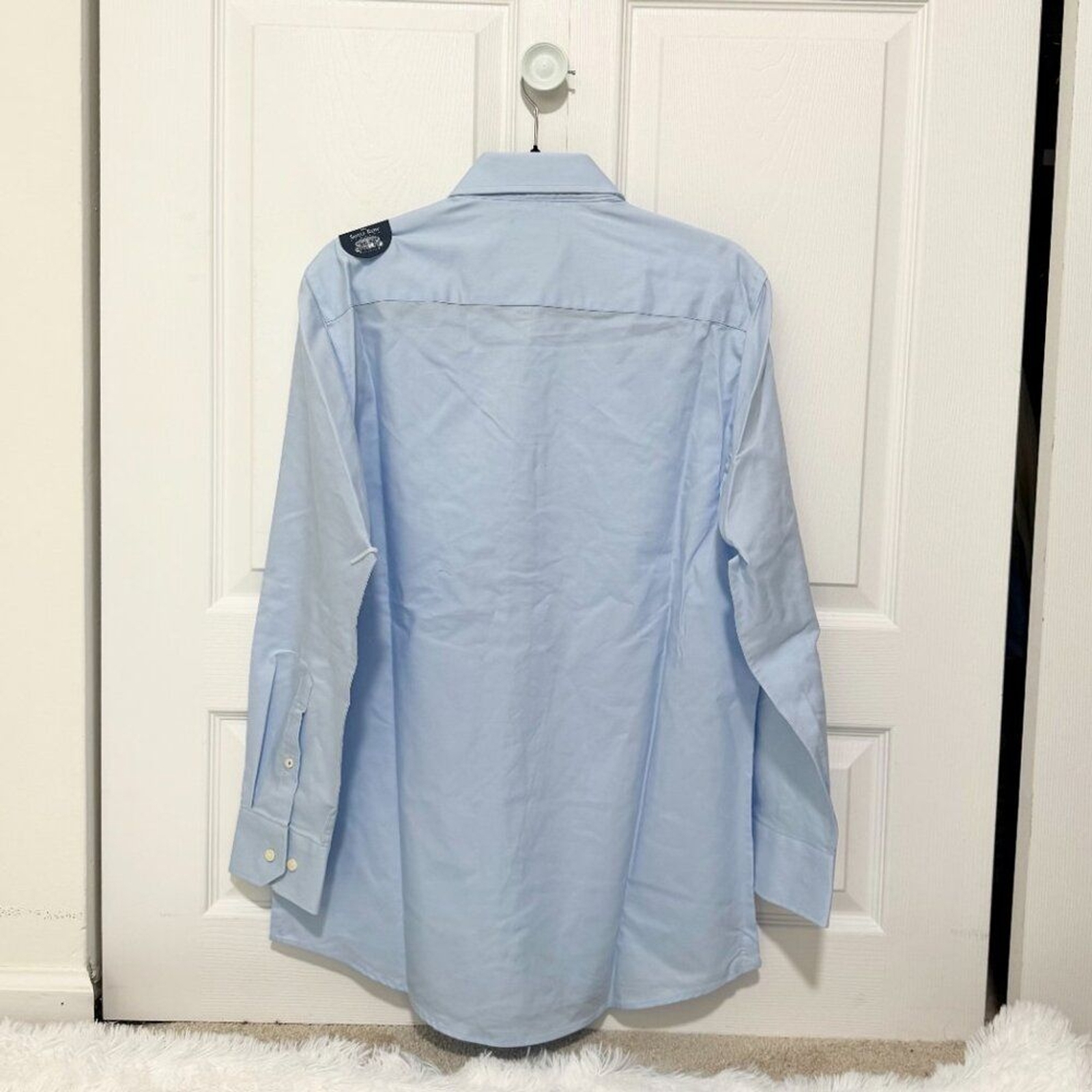 FILA Camicia uomo Savile Row casual con bottoni slim fit azzurro taglia 16