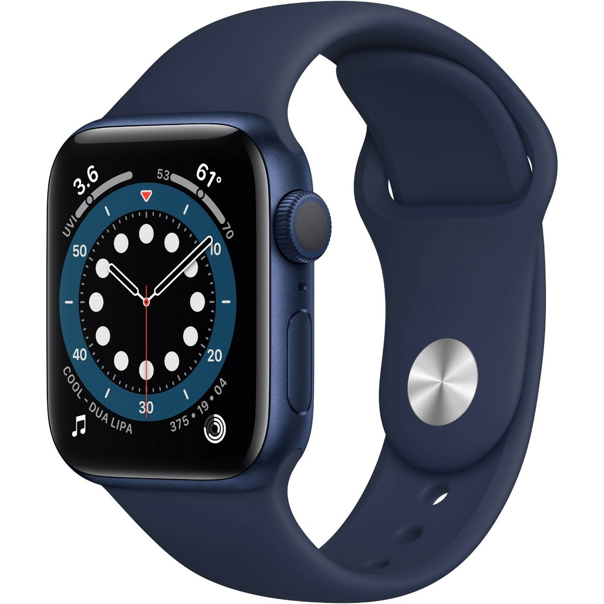 Apple Watch Series 40mm Blue Aluminum Case Deep Navy Sport Band GPS  MG143LL/A