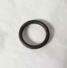Wood ring, simple band, brown, size 4, 4.25, 5.75, 6, 6.25, 6.5
