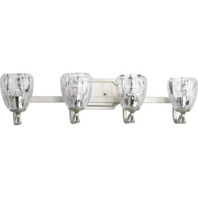 Progress Lighting P300119-134 Anjoux Collection Silver Ridge Luxe Vanity Light