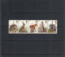 Great Britain - Wildlife Set of 5 MUH Stamps (WSW-064)