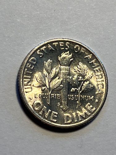 1949 S Roosevelt Dime in Gem BU Uncirculated Condition Sharp Strike Luster #F - Picture 4 of 4