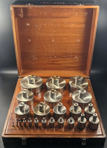 Pitter Gauge & Tool Co 23 Piece Precision Roller Set, Wooden Case, 0.1000″ – 4″ - Picture 9 of 10