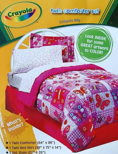 BUTTERFLY ALLY BY CRAYOLA PINK TWIN 