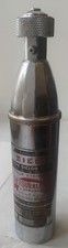 Ancien petit extincteur de marque sicli chrome automobile