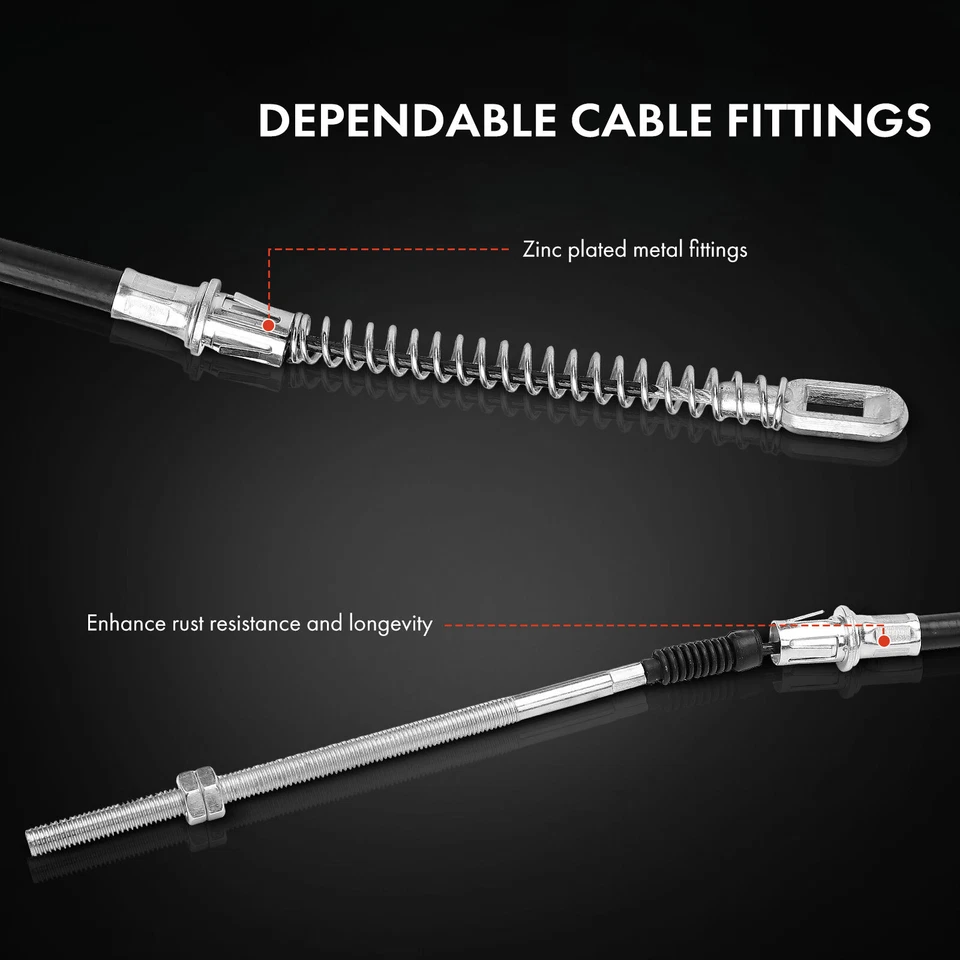 2x Cable de freno de estacionamiento lateral trasero para Chevrolet S10 98-04 GMC Sonoma Isuzu Hombre Foto 4 de 4