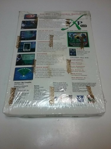 Donruss: tarjeta coleccionable VxP 1.0 CD-ROM - Mike Piazza LA Dodgers 1997 | NUEVA SELLADA - Imagen 3 de 4
