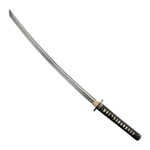 Cold Steel 41.25 In Gold Lion Damascus Steel Blade Katana with White Ray Skin - Picture 2 of 6