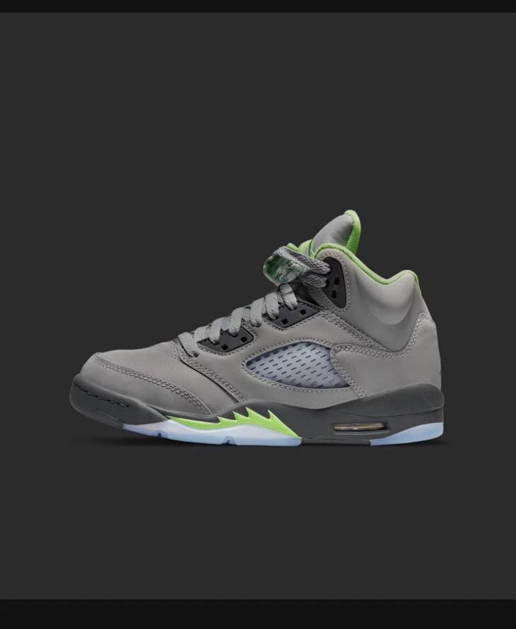 Nike Air jordan 5 retro Green Bean REFLECTIVE UK Size 6 | eBay