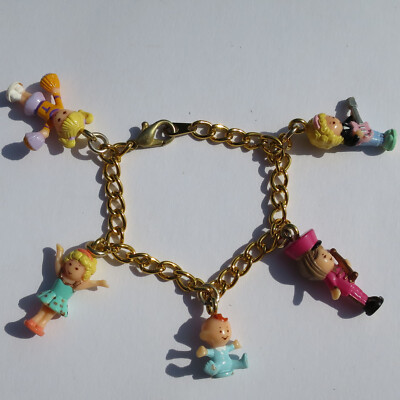 Mini Polly Pocket Charm Bracelet Komplett Bettelarmband Armband Bluebird