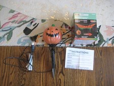 WALLSCAPES LED LIGHTSHOW BEWARE HALLOWEEN HOUSE PROJECTOR YARD DECORATION