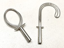 Pair Vintage 1950  Unused Boy  Girl Parasol Umrella Walking Stick Cane Handle