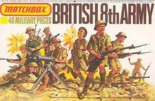 Matchbox P-5005 - 1/76 WWII British 8th army - mint in sealed box